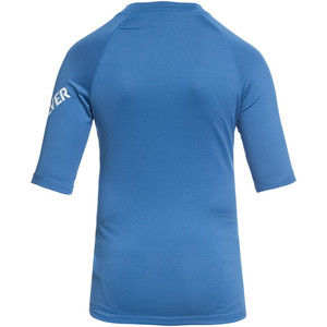 Quiksilver Boys All Time Short Sleeve Rash Vest ELECTRIC BLUE EQBWR03006